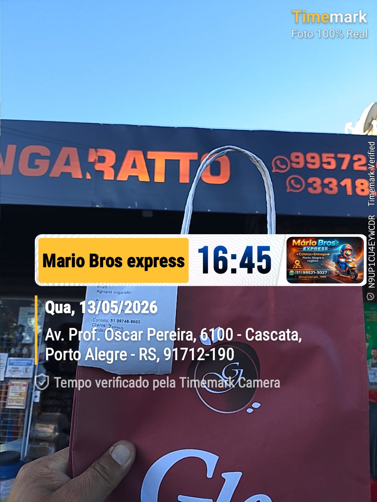 Coleta e entrega comprovada em Porto Alegre
